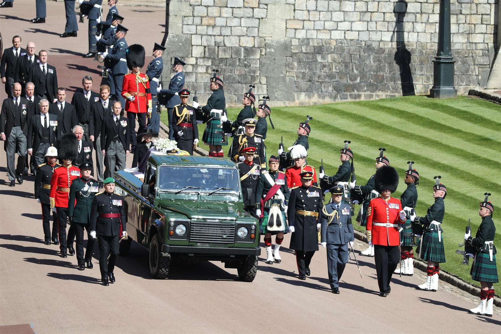 The Duke Of Edinburgh's funeral took place at Windsor Castle on April 17. More than 730 members of Armed Forces personnel took part in the ceremony