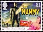 One of the Hammer Horror stamps issued to celebrate the 50th anniversary of the launch of Dracula