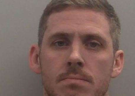 Carl Harris, from Minster, has been jailed for 16 months. Picture: Kent Police