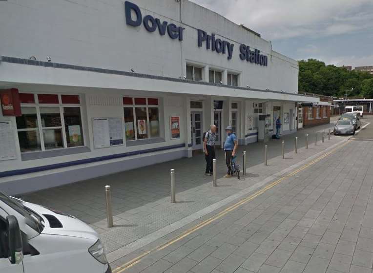 Dover Priory Station. Stock picture