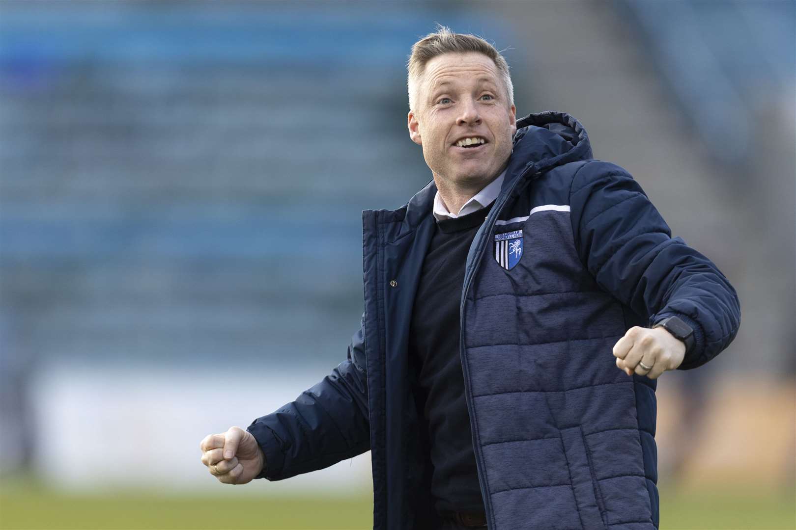 Gillingham manager Neil Harris looking for a better points return away from fortress Priestfield