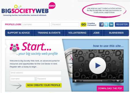The Big Society Web will help charities recruit more volunteers