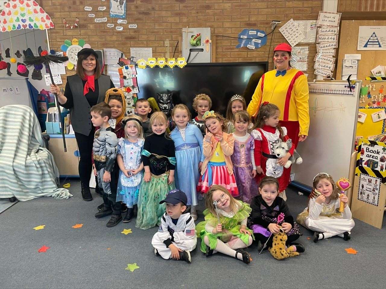 St George's Primary School in Minster on Sea dressed up for World Book Day 2022