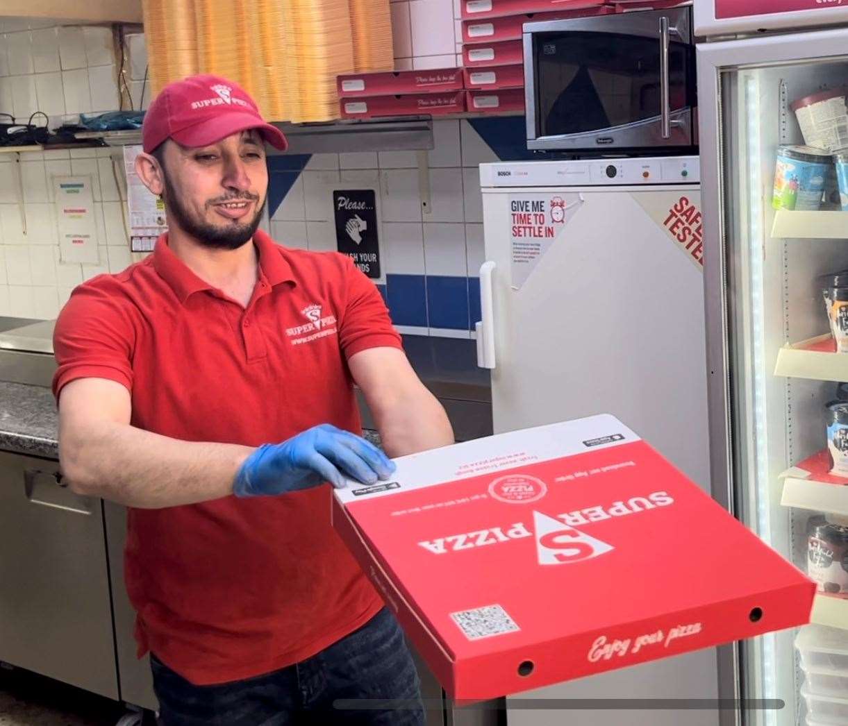 Chatham Super Pizza store owner, Mohabat Khan