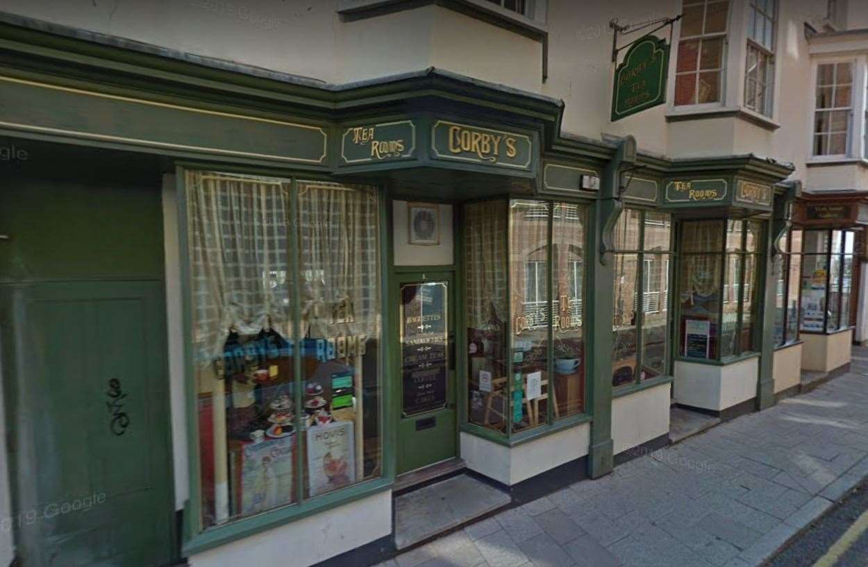 Some people have defended Corby's Tea Room in Ramsgate. Picture: Google Street View