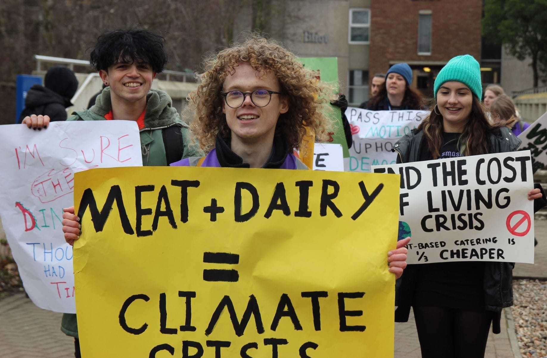 Chris Chudley, 22, from Plant-Based Universities Kent. Picture: Plant-Based Universities