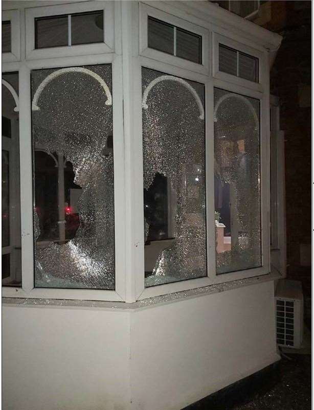 The night porter smashed windows, fridges and more at Larkfield Priory Hotel in Aylesford