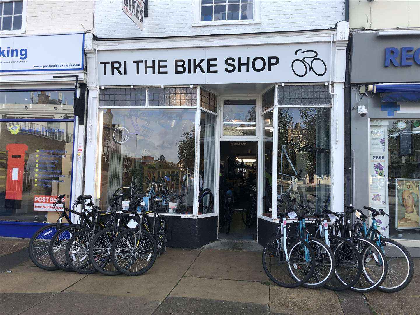 Sorting the Bike Shop in Windmill Street, Gravesend