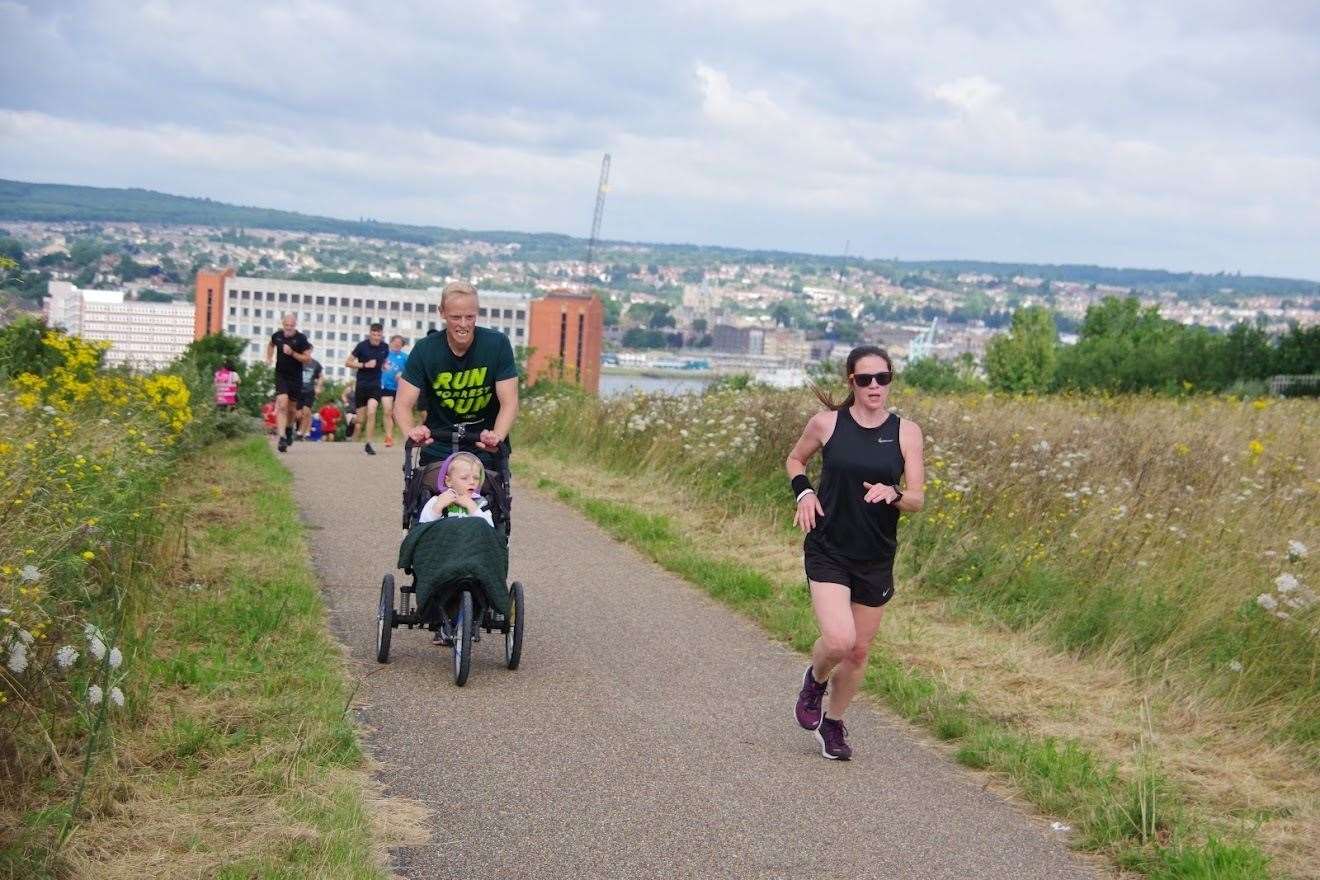 Parkrun returns to Great Lines in Chatham. Picture: Parkrun