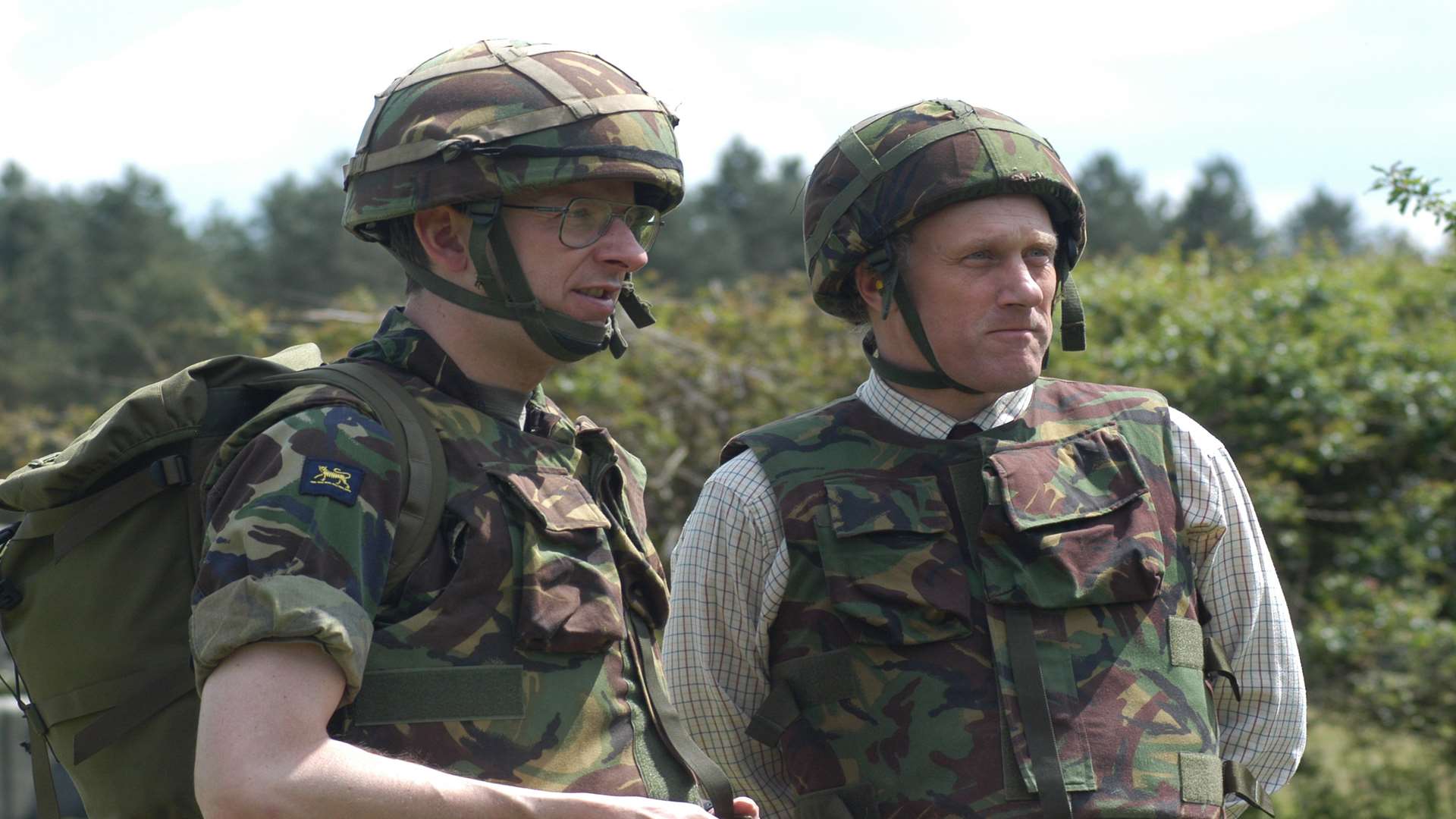 A former TA officer, Sir Julian Brazier pictured (right) is a keen supporter of the armed forces