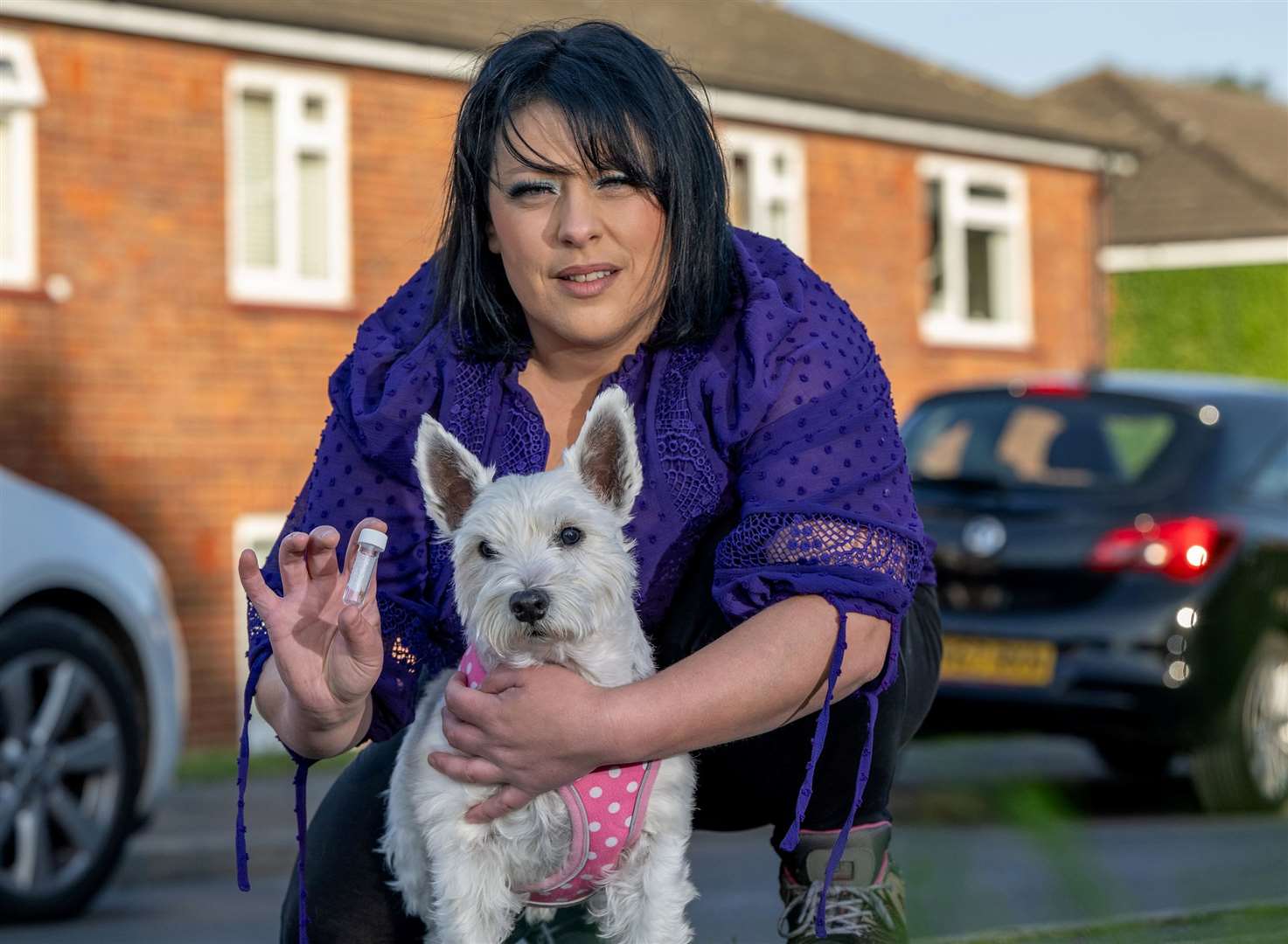 Callie Wingfield’s dog needed an operation which set her back £6,000. Picture: SWNS