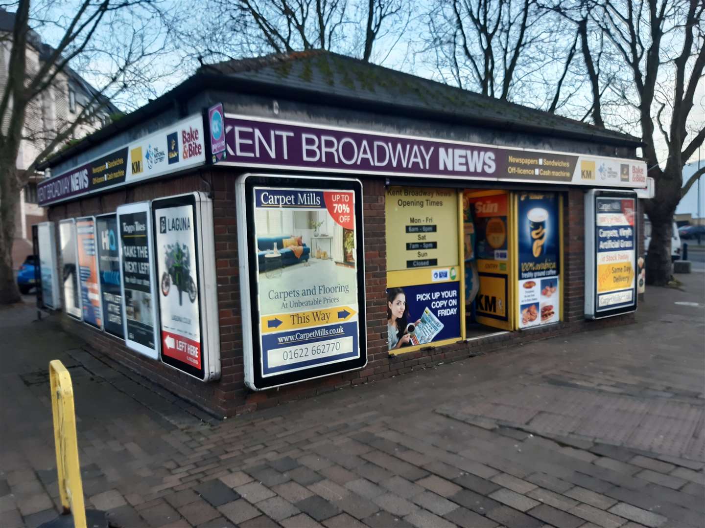The Kent Broadway News shop in Maidstone
