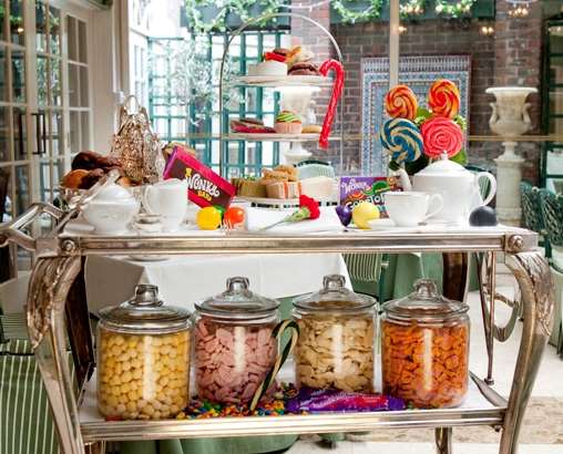 Charlie & the Chocolate Factory-inspired tea at the Chesterfield Mayfair Hotel