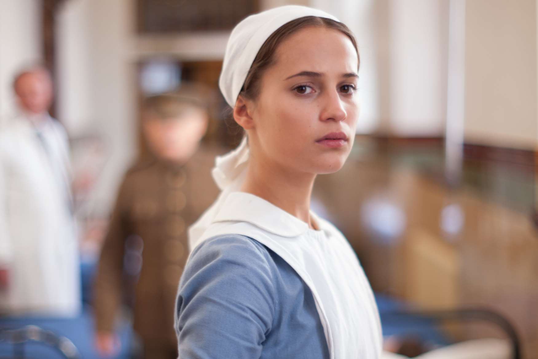 Alicia Vikander as Vera Brittain, in Testament Of Youth. Picture: PA Photo/Lionsgate/Laurence Cendrowicz