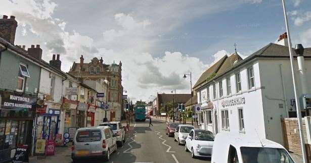 A man has been stabbed in Skinner Street, Gillingham this afternoon. Picture: Google street view