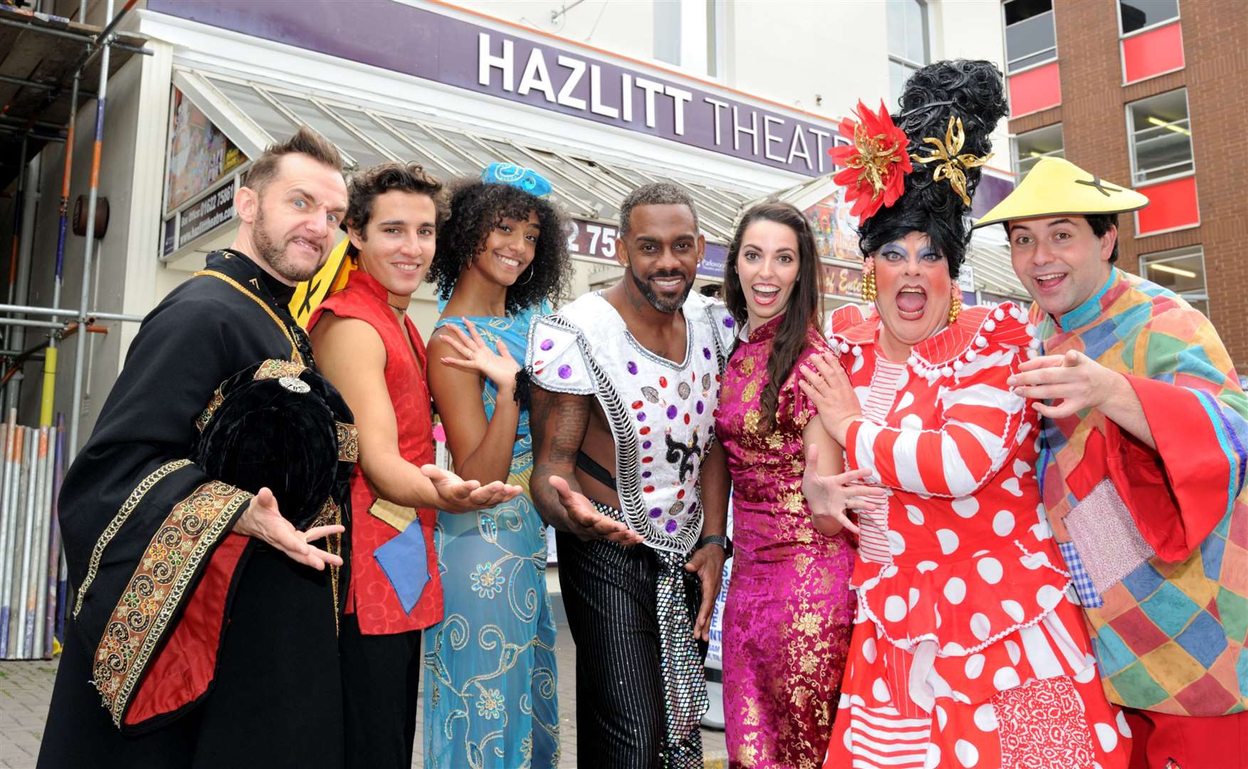 Many pantomimes have been performed at the Hazlitt Theatre over the years Picture:Simon Hildrew