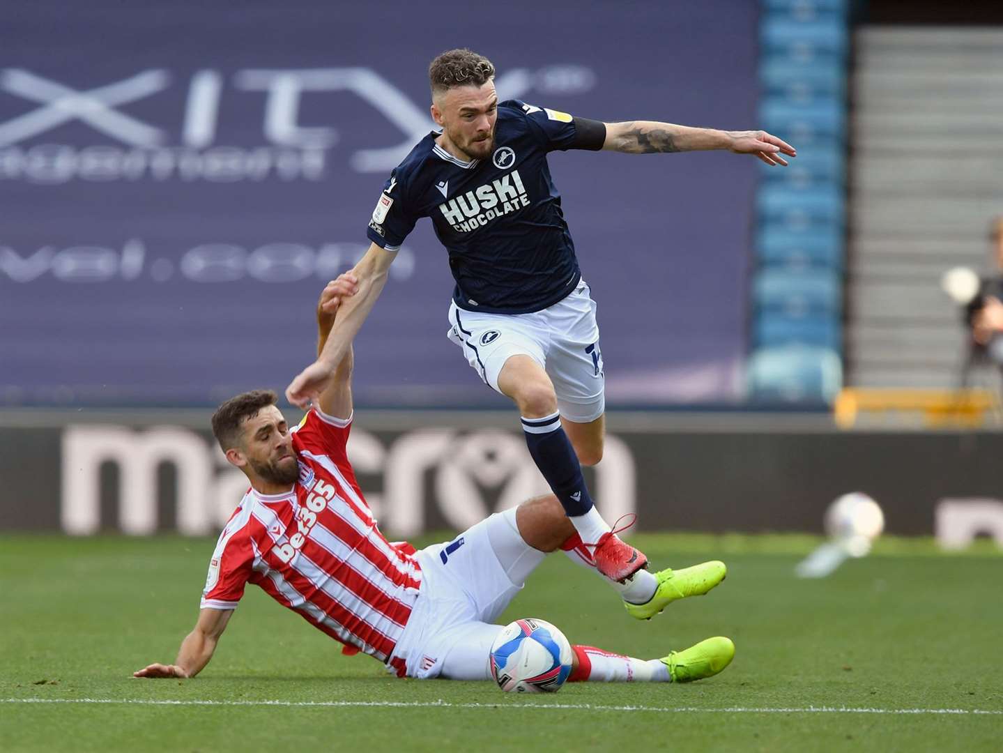Scott Malone in action for Millwall Picture: Keith Gillard