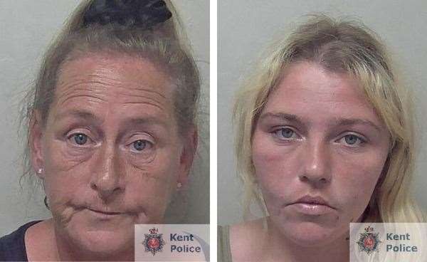 Dionne and Cherrelle Clarke were locked up. Picture: Kent Police