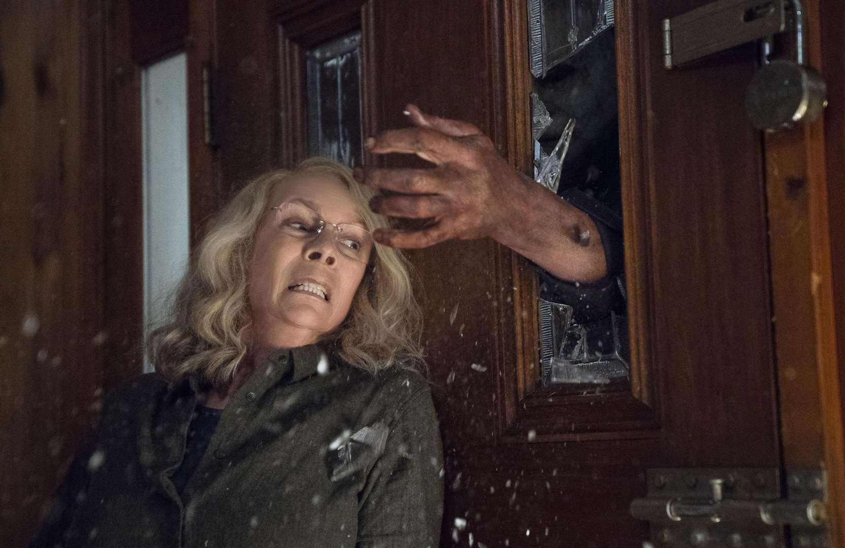 Halloween starring Jamie Lee Curtis as Laurie Strode. Picture: PA Photo/Universal Pictures/Ryan Green.