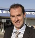 Airport Chief executive Matt Clarke