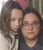 DEVASTATED: Ellie Johnson with her daughter, Toni