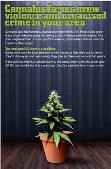 Kent Crimestoppers are handing out scratch-and-sniff cards for people to detect cannabis farms