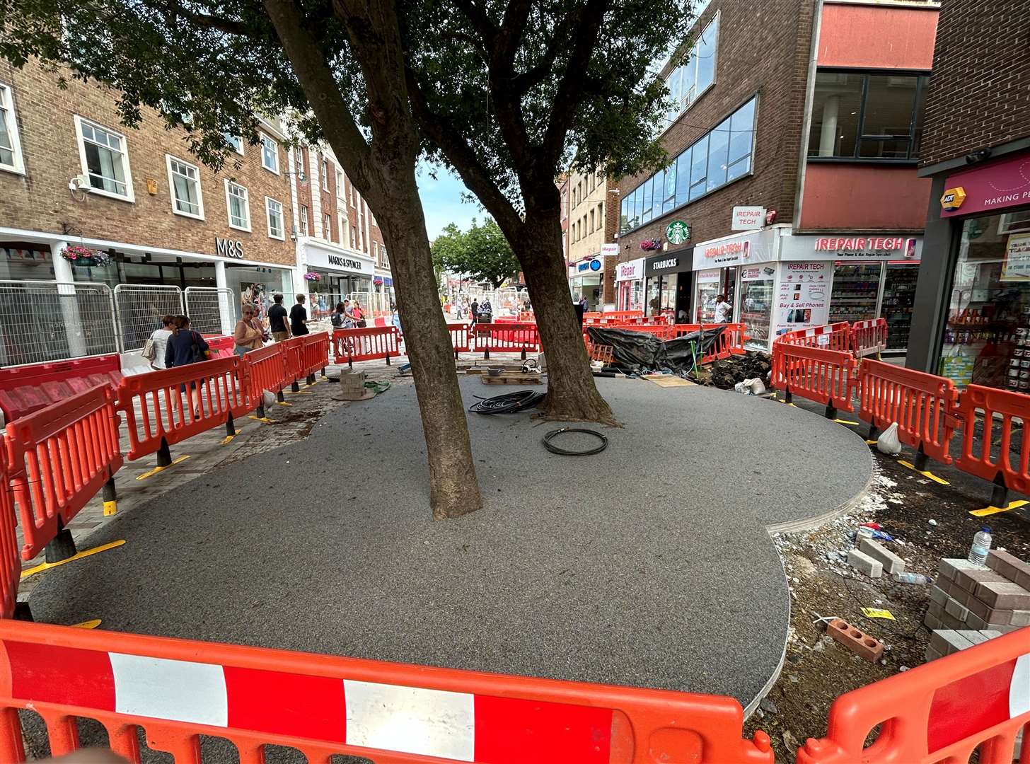 The Flexipave in St George's Street, Canterbury
