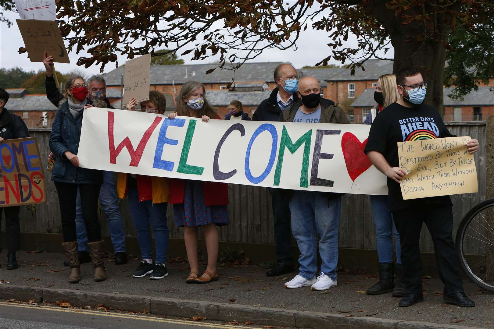 A welcome event was hosted by the Kent Refugee Action Network in October. Picture: Barry Goodwin