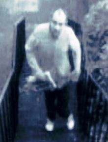Image of a man police want to talk to in connection with a break-in at Kings School, Canterbury
