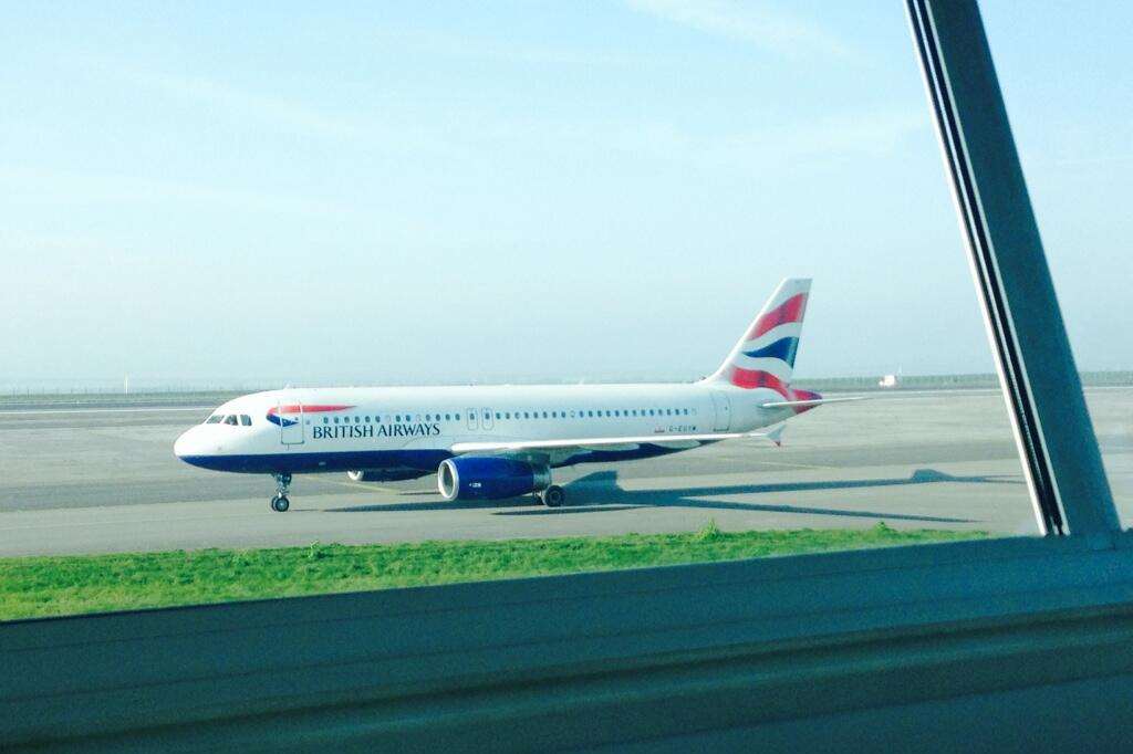 The BA flight from Helsinki had to be diverted to Manston because of fog at Heathrow. Picture: @nickcoxpilot