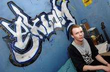Graffiti artist Jake Devenney
