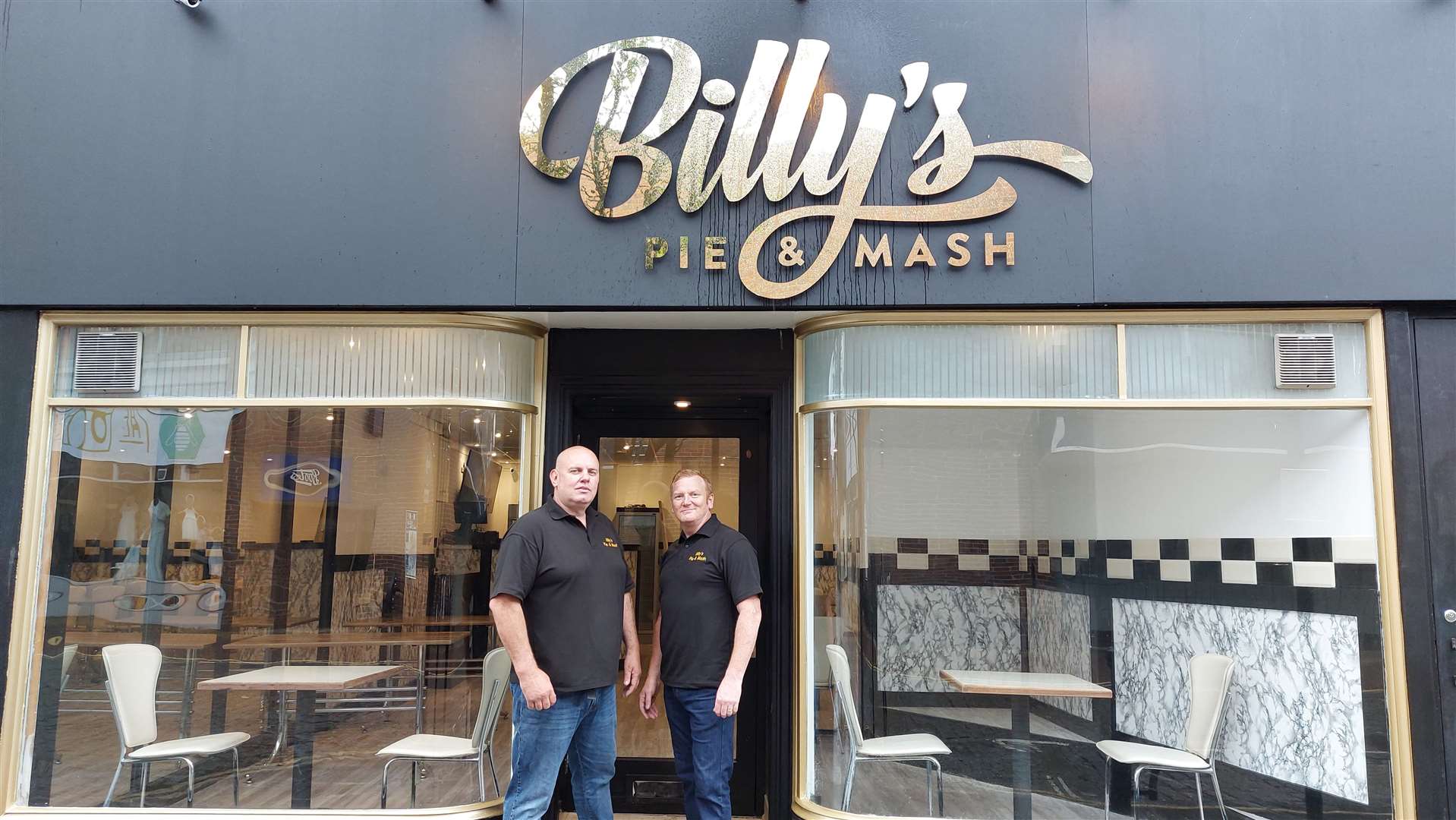 Ryan Vickers and Billy Haynes hope to have the shop open with the week