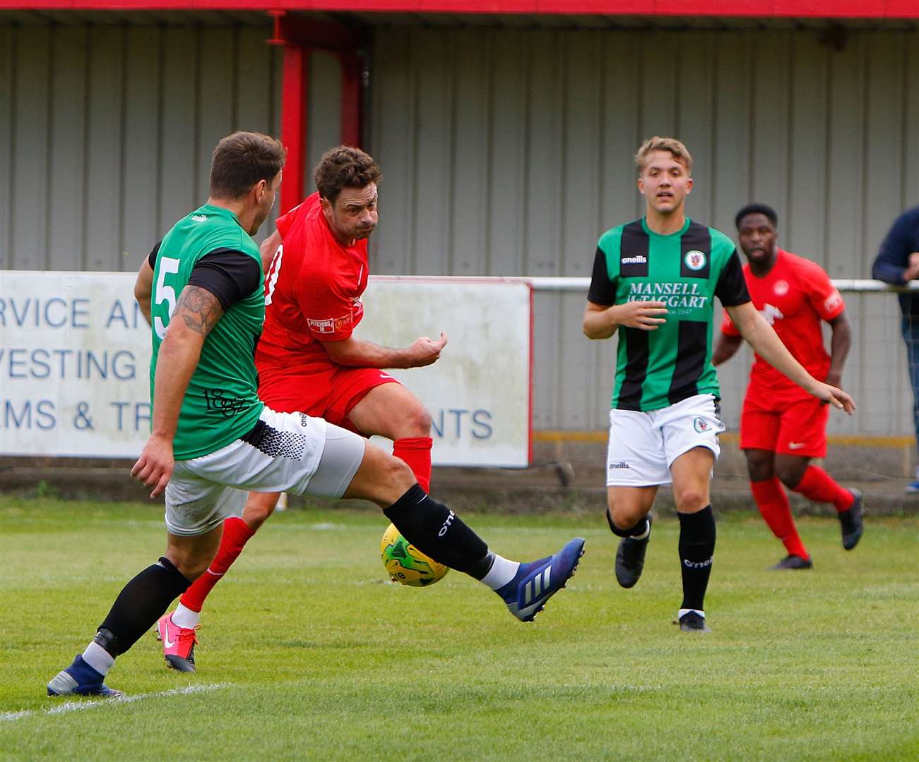 Player-coach Frannie Collin has left Hythe Picture: Barry Goodwin