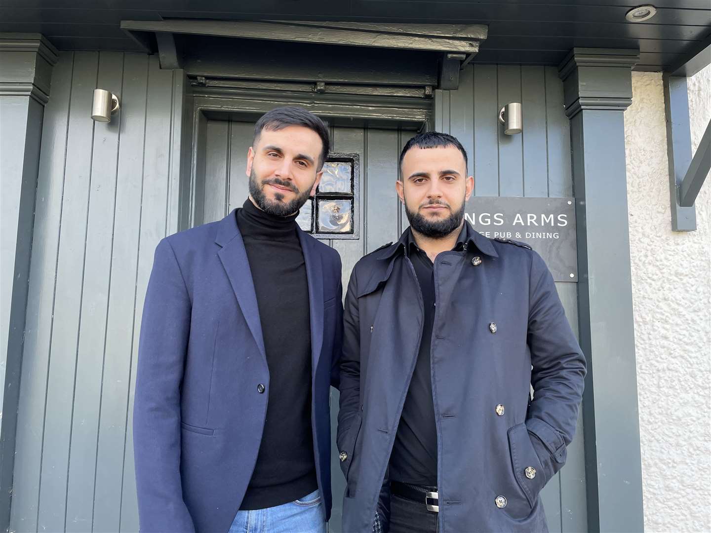From left, owners Mehmet and Muzo Celik