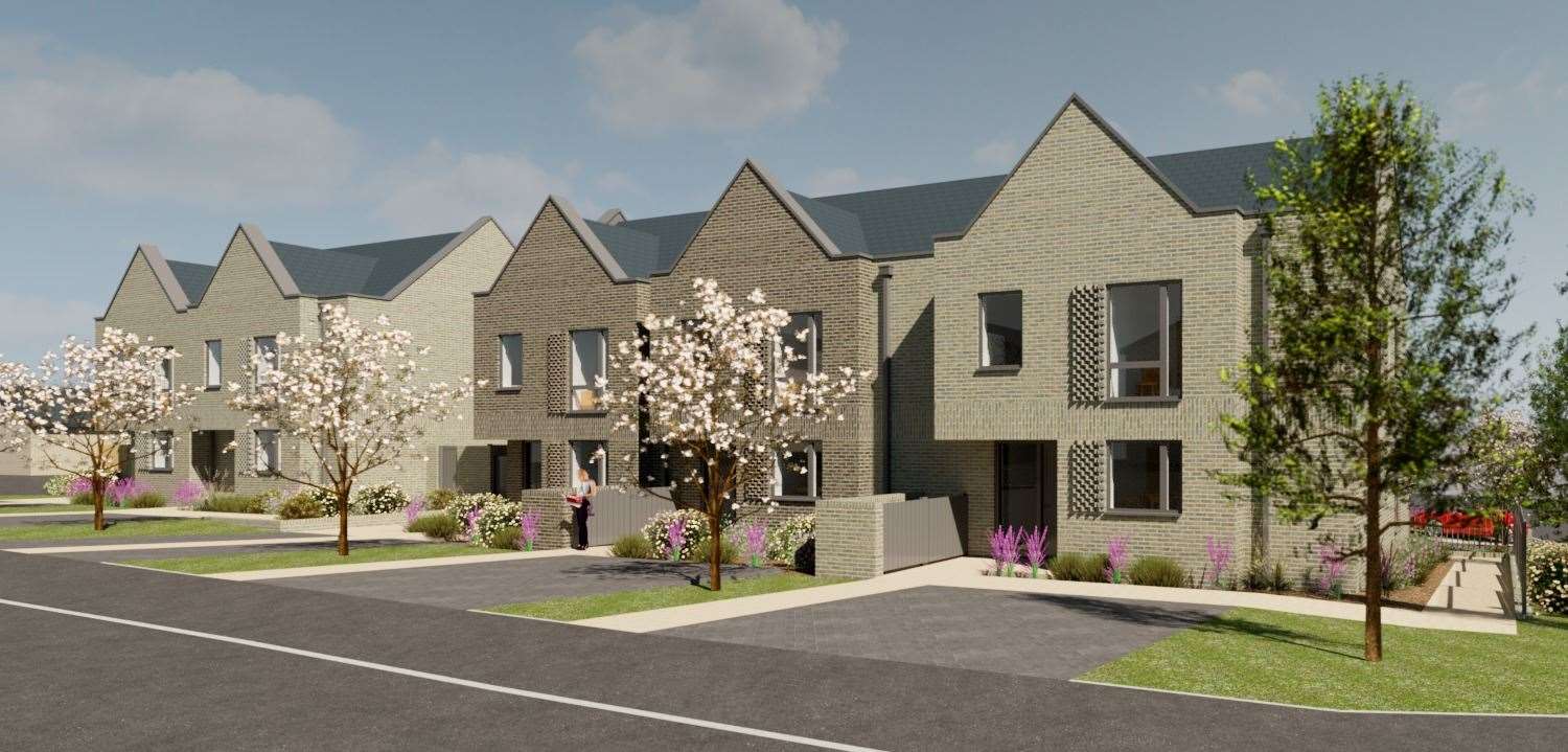 How the new homes could look. Photo: Ashford Borough Council