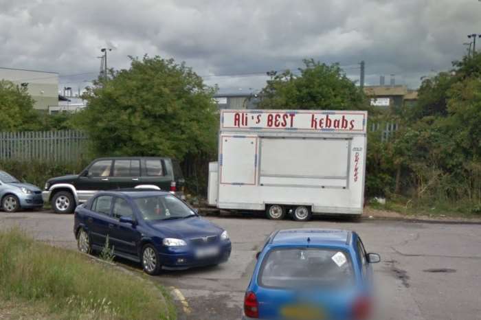 Ali's Best Kebabs parked up in Leacon Road. Picture from Google Street View