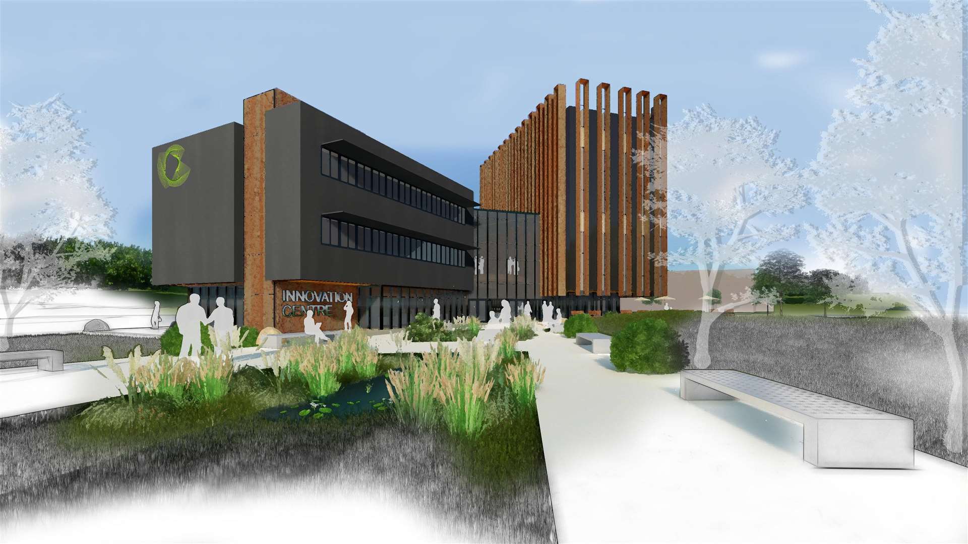 Initial concept design of the Innovation Centre - final designs will be revealed later this year (2937576)