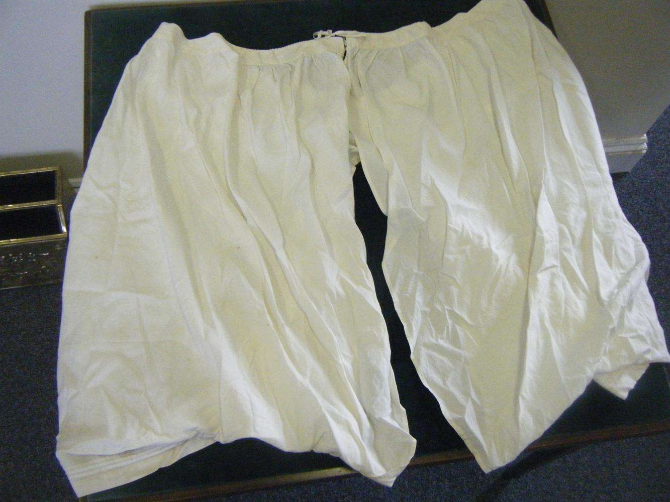 Bloomers and a chemise that belonged to Queen Victoria were sold at auction in Westenhanger