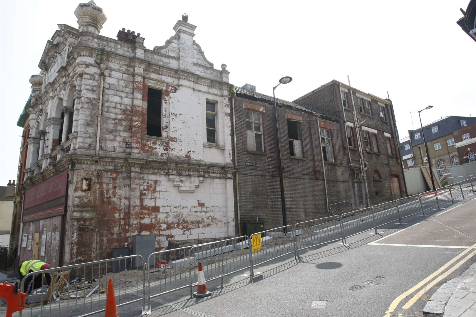 The Theatre Royal cut a desolate figure in 2010 as the auditorium was demolished. Picture: Peter Still