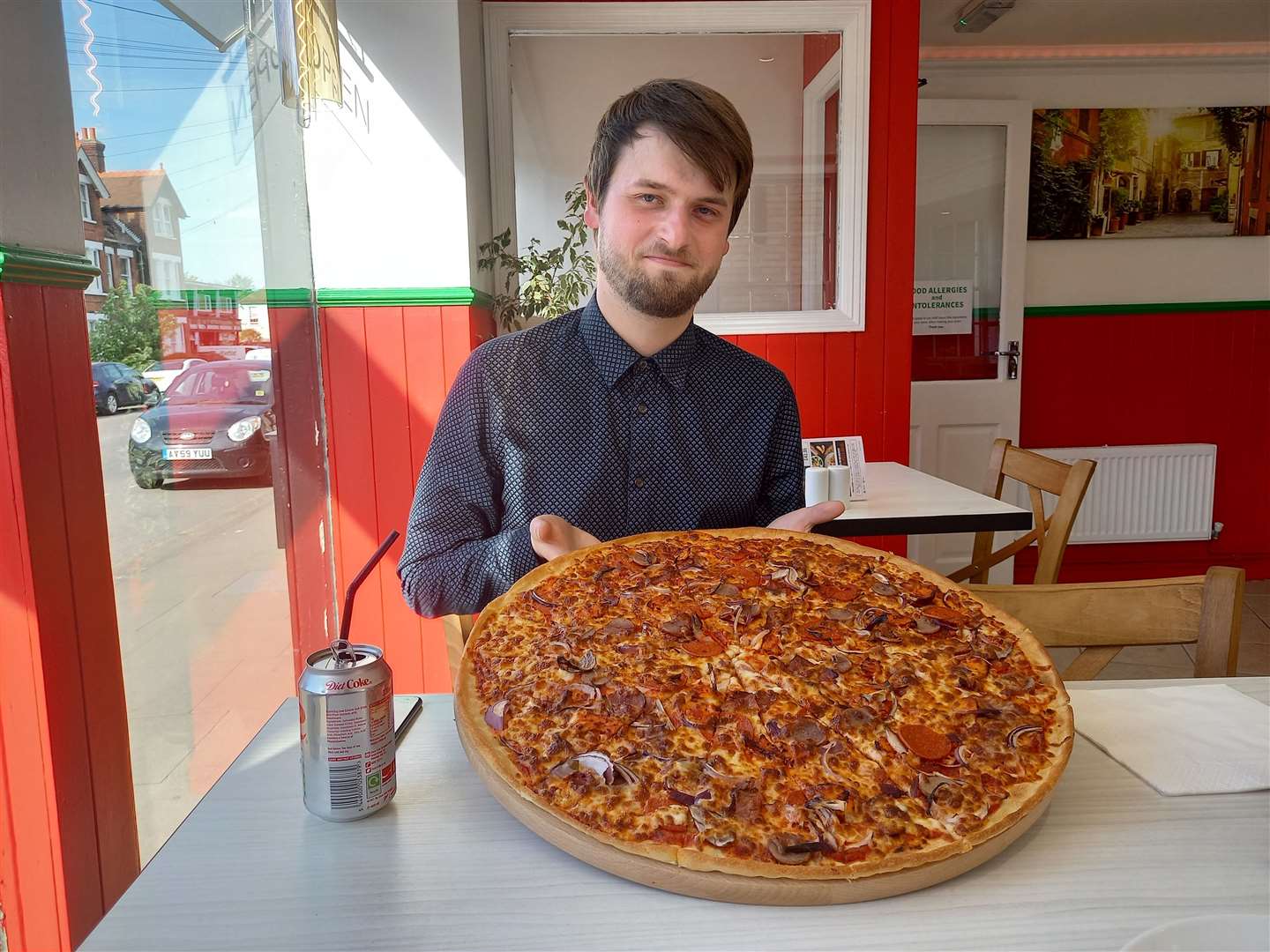 The 20 inch Big Boys Special pizza