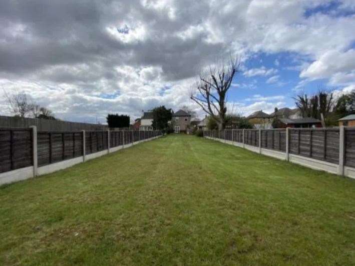 This property in Wayville Road, Dartford, has a large garden. Picture: Zoopla