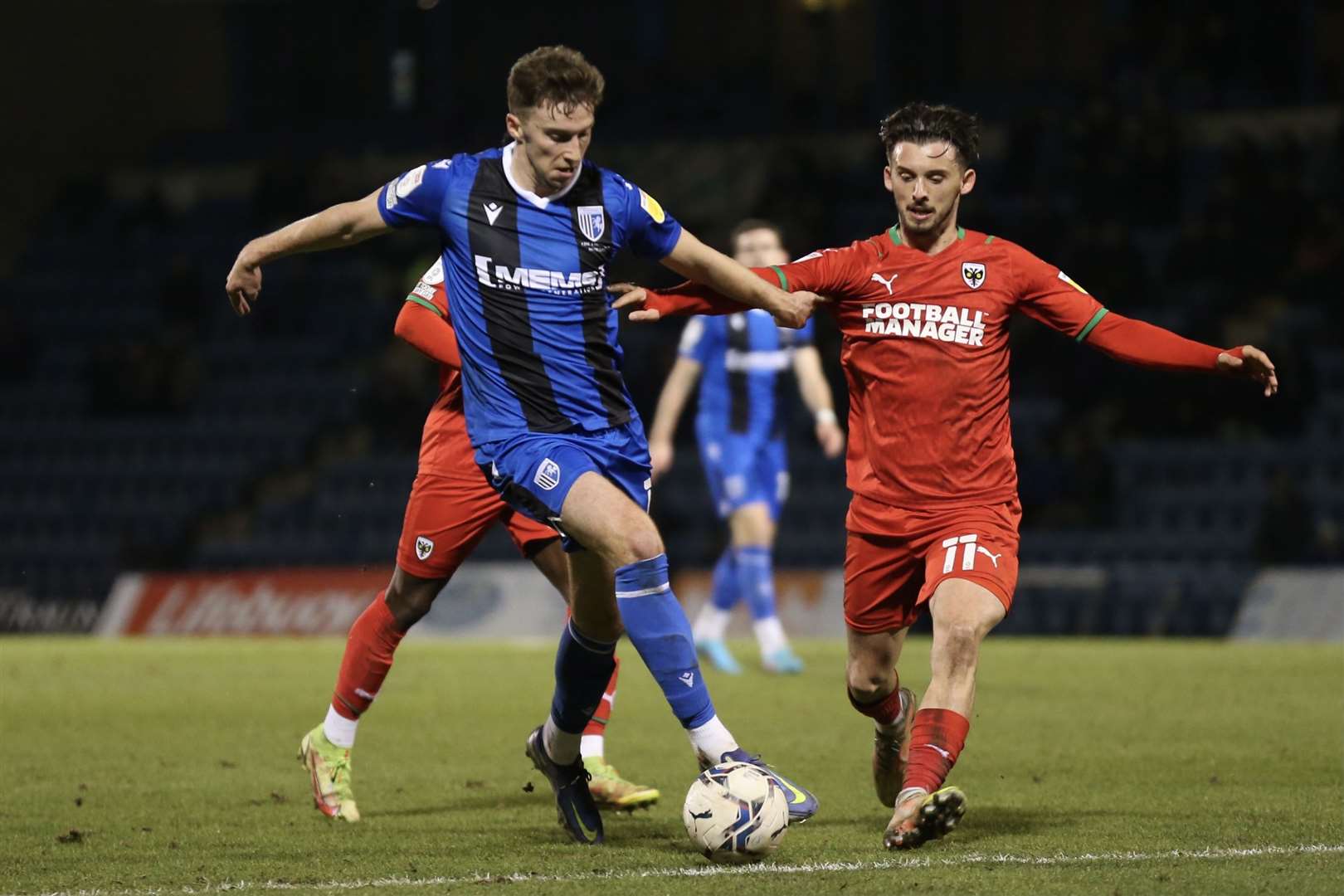 Action between Gillingham and Wimbledon Picture: KPI