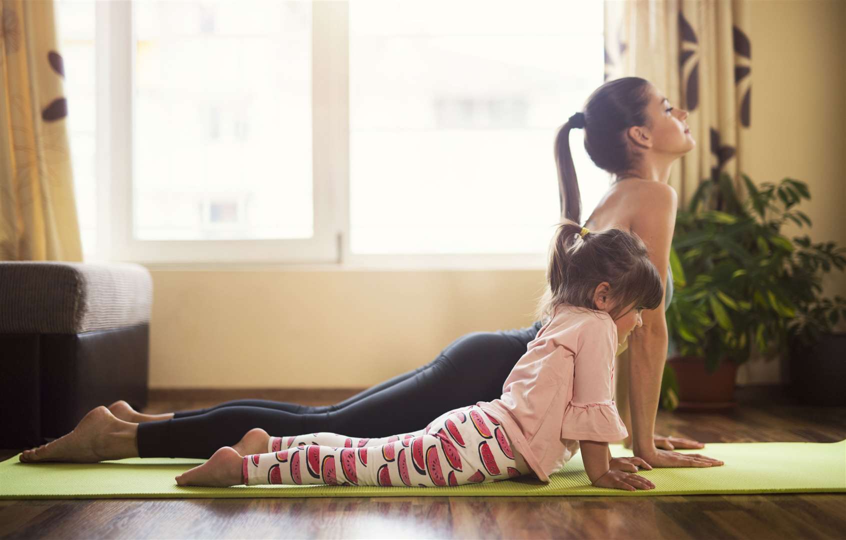 You can take up yoga while at home