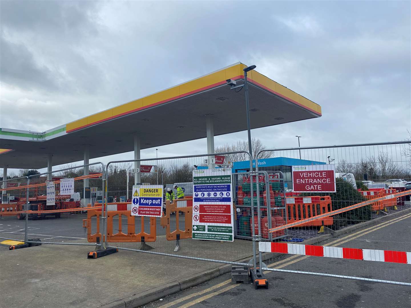 The petrol station in Medway City Estate has shut
