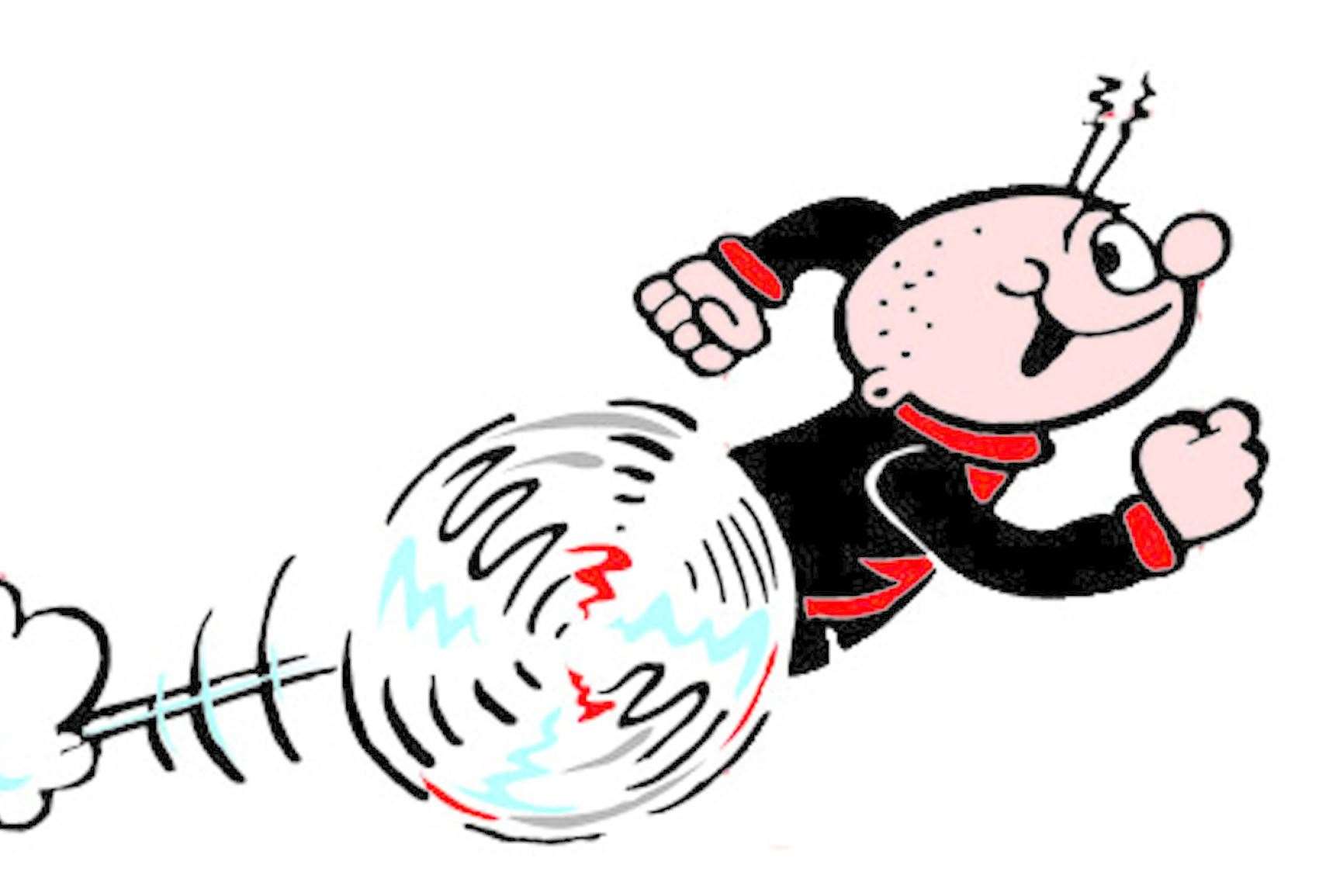 Billy Whizz - he ran fast. And he ran in the Beano for years and years. Picture: DC Thomson