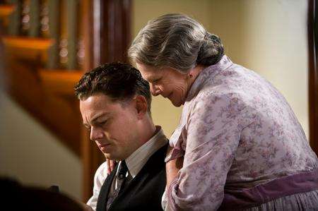 Leonardo DeCaprio as J Edgar Hoover and Judi Dench as Annie Hoover. Picture: PA Photo/Warner Bros. Picture