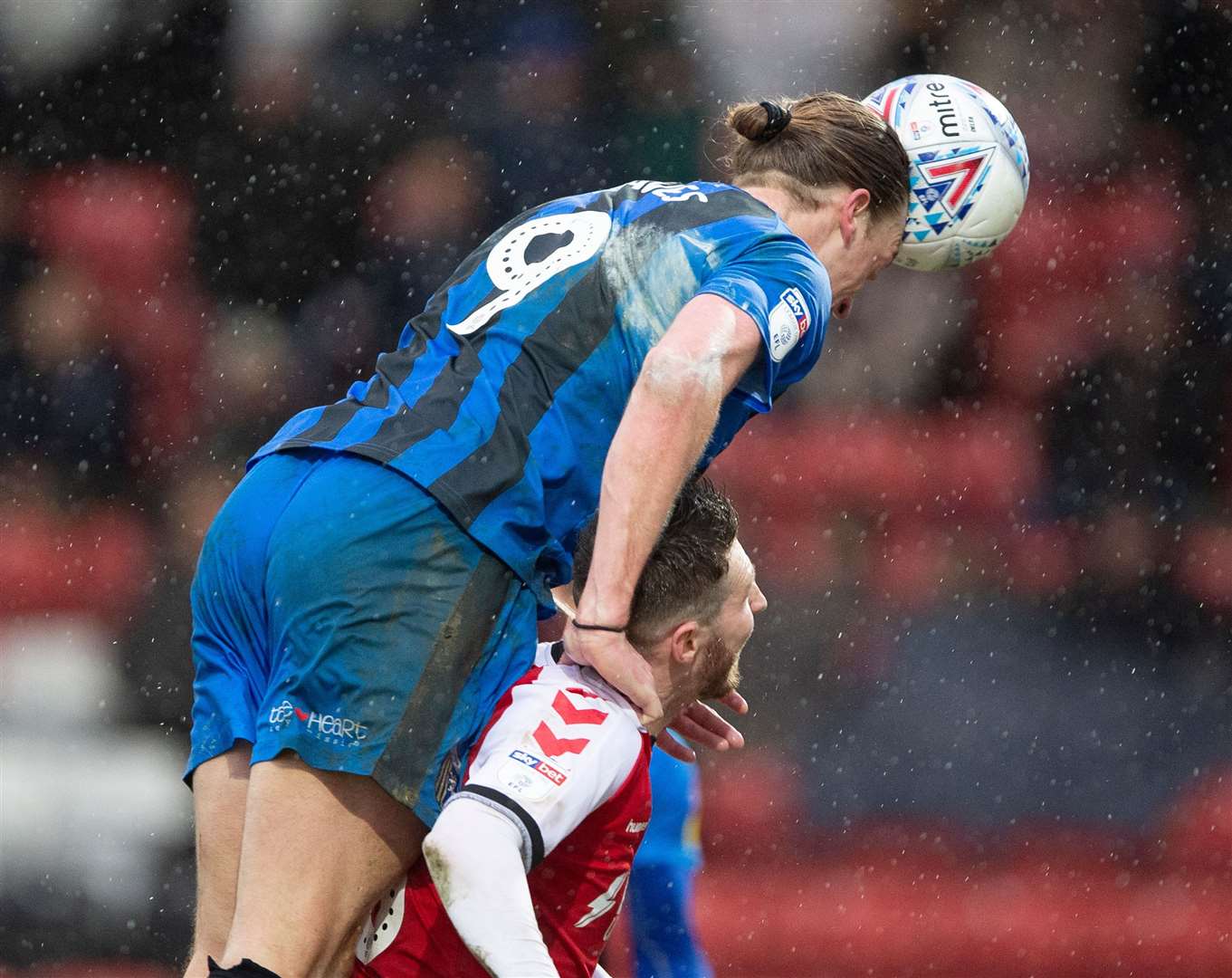Tom Eaves scores against Fleetwood but had little joy against Bristol Rovers Picture: Ady Kerry