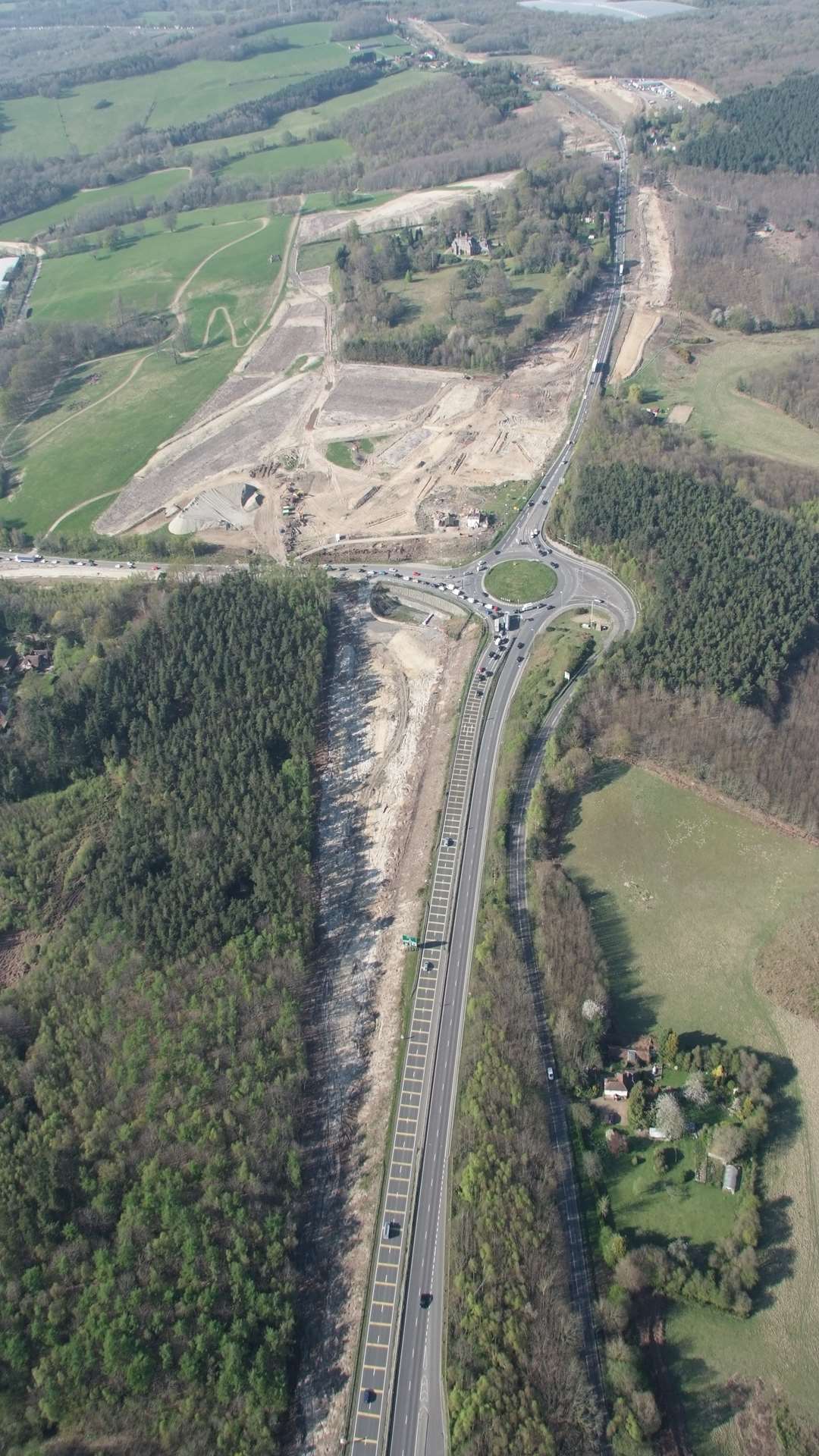 An aerial shot released this week. Picture: Highways Agency