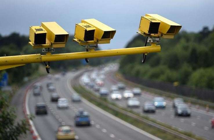 Motorway speed cameras. Picture: Stock