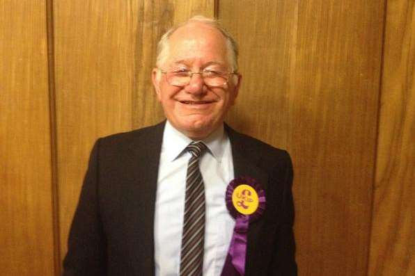 New district councillor David Callahan won for UKIP. Picture: Shepway District Council